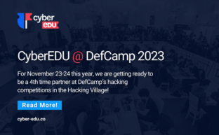 CyberEDU is Hacking Village Partner at DefCamp 2023