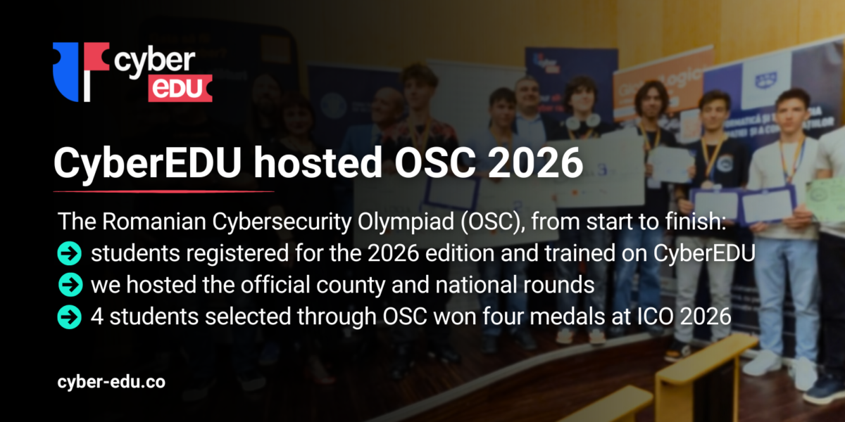 Romanian Cybersecurity Olympiad OSC 2026